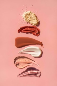 Silicone cosmetics forms and ingredients